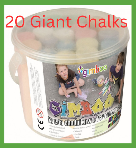 Giant chalks assorted - 20,