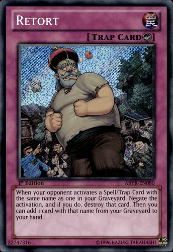 Retort secret rare 1st - retort,