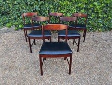 VINTAGE MCINTOSH MODEL 4023 TEAK DINING CHAIRS X 6