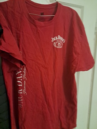 Red jack daniels shirt - red, t