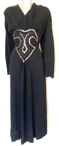 Original vintage 1940s crepe - original,