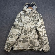 Bonfire Jacket Mens Size UK Small Camo Chroma Lined Hooded Snowboard Waterproof