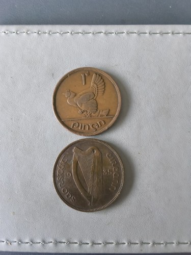Ireland one penny coins - one, choose