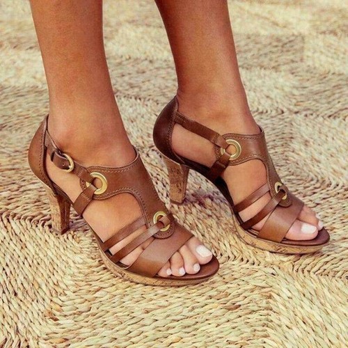 New women retro ankle strap - retro,