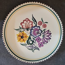 Poole Pottery Floral Plate Mid