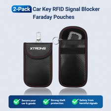 2x Car Key Signal Blocker Case