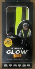 Street Glow Kids LED Full Spectrum Luminous Light Vest Glowing & Blinking SAFE