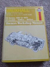 Vauxhall Victor FD & VX490 Workshop Manual    1599-1975cc  VG Hardback