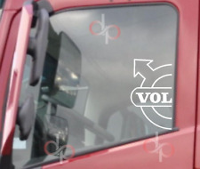 VOLVO  X2 WINDOW VINYL STICKER HAULAGE CUSTOMISE TRUCKING