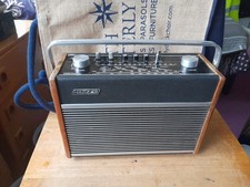 Hacker Hunter RP38A Vintage Retro Transistor Radio with Wood Sides