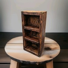 Handmade Shelves. Rustic Shelf Unit. Old World Style Furniture. Wooden Shelving.