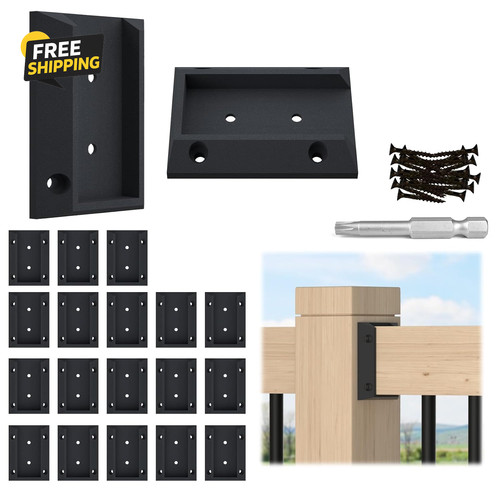 20pcs deck railing brackets - railing,
