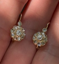 Old Mine Cut Diamond 14k