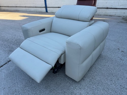 Lazyboy colorado cream leather - lazyboy,
