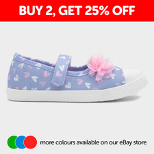 Walkright Girls Canvas Blue