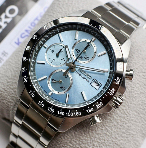 Seiko spirit chronograph blue - spirit,