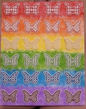 Butterfly Print Canvas Wall