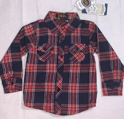 Shirt plaid cotton boy - shirt,
