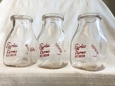 3 Half Pint Milk Bottles