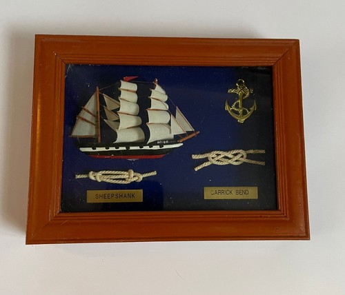 Box framed ship knots - framed,