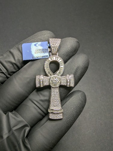 Solid 925 silver icy baguette - icy,