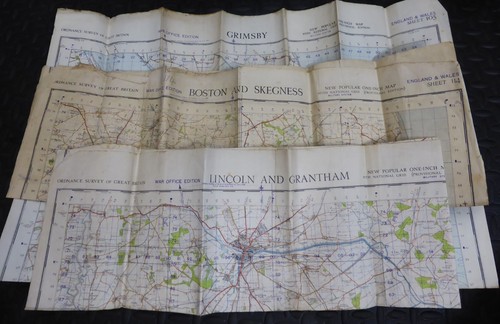 Vintage military maps - vintage, of