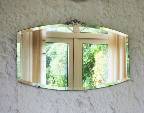Vintage retro art deco - deco, bevel