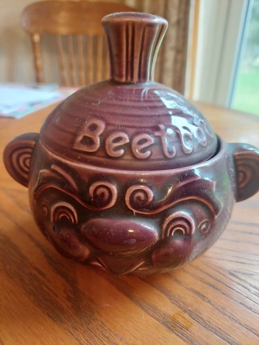 Vintage sylvac beetroot lidded - vintage,