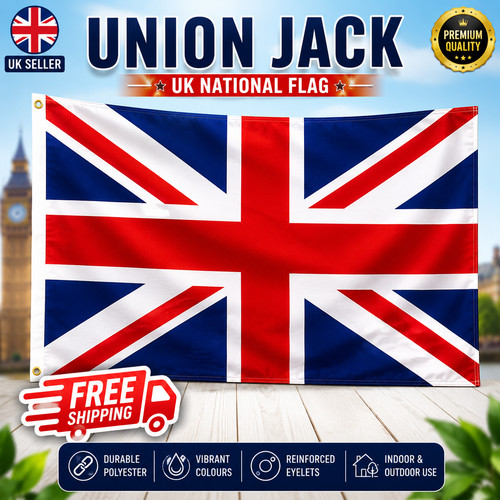 Large union jack flag - jack, x