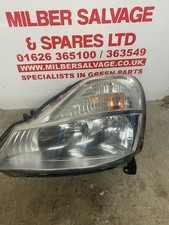 RENAULT MODUS 10 PLATE N/S PASSENGER SIDE HEADLIGHT LAMP CLEAR INDICATOR