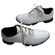 ADIDAS GREENSTAR FitFOAM Traxion Spiked Golfing Shoes Men's Size 11.5 all White
