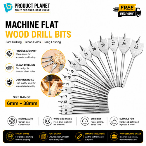 Flat wood drill - wood,