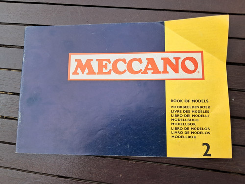 Vintage 1970s meccano book - vintage,