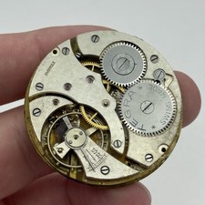 43.1mm Vintage Tegra 15 Jewels Good Balance Hunter Pocket Watch Movement PARTS