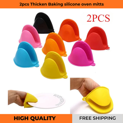 2pcs oven mitts silicone - oven,