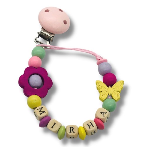 Dummy clip personalized - dummy, wooden
