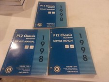 SET OF 3 1998 P12 CHASSIS