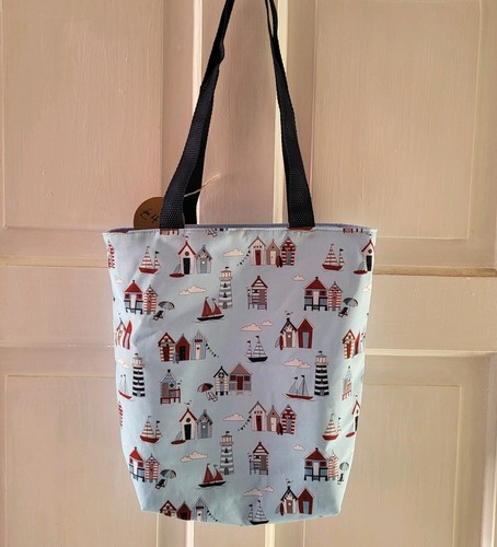 Handmade fabric tote bag - handmade,