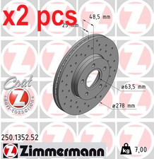 X2 PCS 250.1352.52 BRAKE DISC
