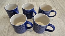 Set Of 5 Denby Intro Blue