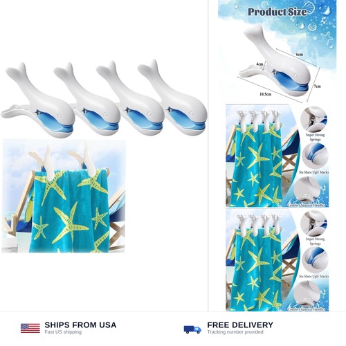 Beach towel clips - beach,