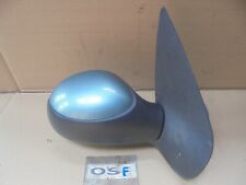 PEUGEOT 206 2002-09 DRIVER SIDE ELECTRIC DOOR MIRROR GREEN KRV BLACK PLUG TYPE