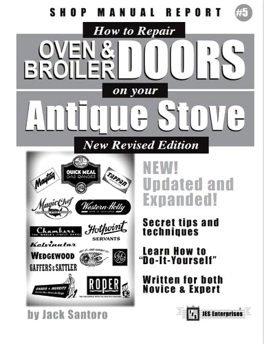 Antique stove door repair - antique,