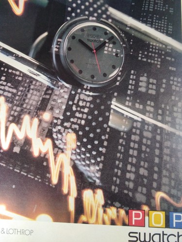 Swatch watch print - watch,