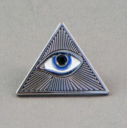 Masonic all seeing - eye, pin