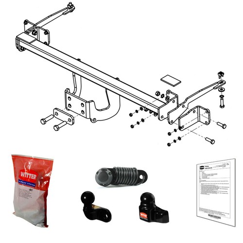 Witter towbar for ford transit - witter,