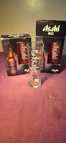 Asahi super dry glass pint - asahi,