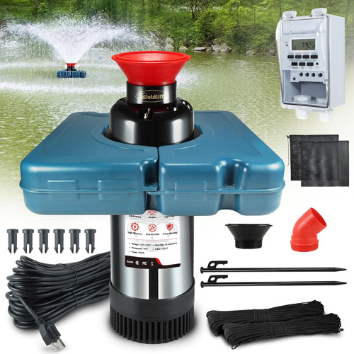 Pond fountain aerator - fountain, 1hp