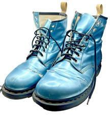 Dr. Martens Blue Metallic Size