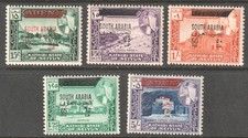 SOUTH ARABIA 1959 STAMPS OF